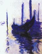 Claude Monet Gondolas in Venice oil painting picture wholesale